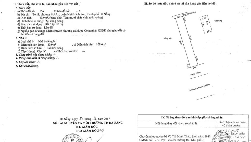 Chính chủ bán gấp lô đất rất đẹp đường đỗ bá, giá đầu tư