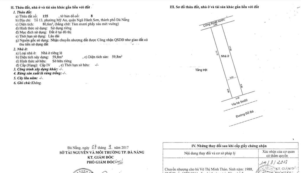 Chính chủ bán gấp lô đất rất đẹp đường đỗ bá, giá đầu tư