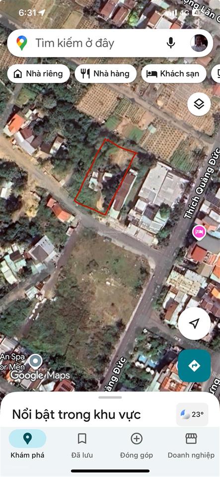 Bán đất đẹp tại đường thích quảng đức, tân an, hội an, quảng nam, 855m2, giá đầu tư chỉ 27.4 tỷ