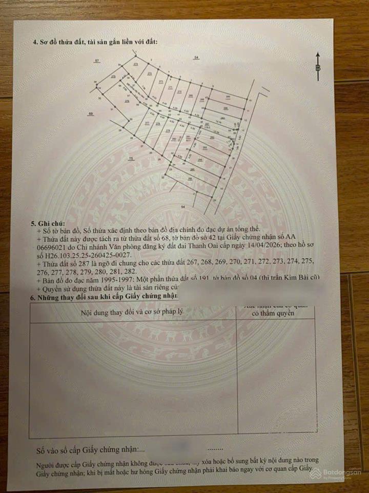 Bán đất thị trấn kim bài, giá đầu tư, 60m2, 48tr/m2 ô tô vào
