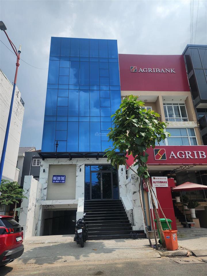Cho thuê nhà mặt tiền lương định của (quận 2), dt 7x19, hầm, trệt, 3 lầu, sân thượng