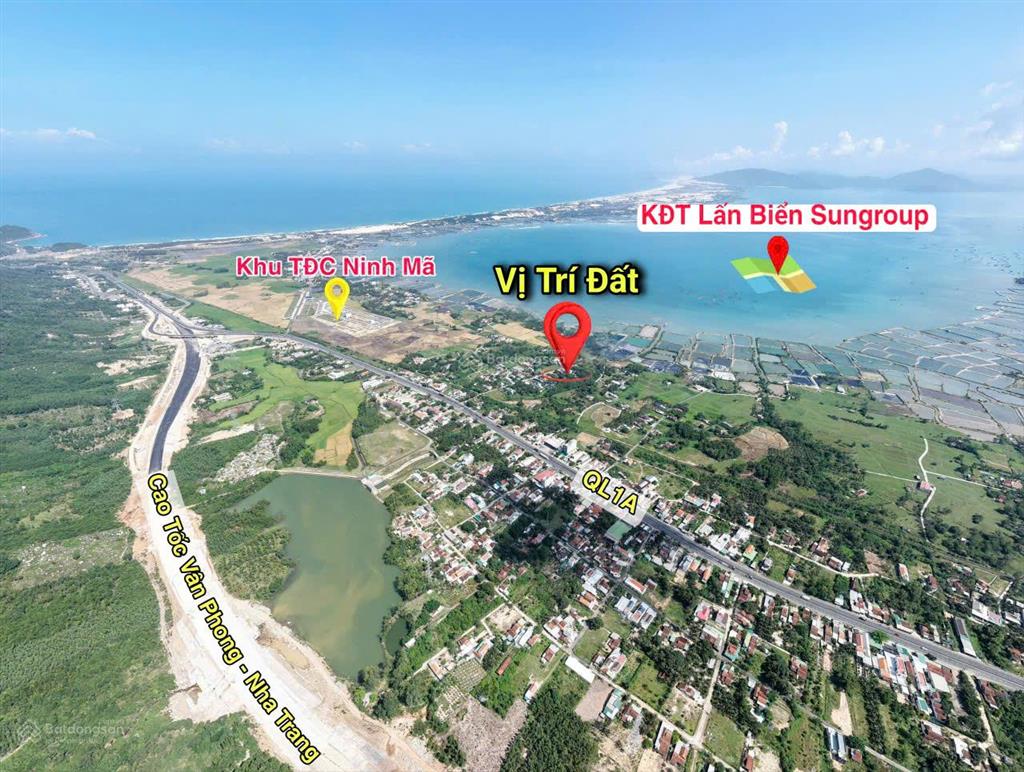 Đất đẹp cổ mã  sát biển  đón sóng sungroup vân phong