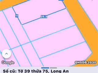 Đất 2 mặt tiền đường nhựa thông ở long an, ngay mặt trước sân bay long thành.