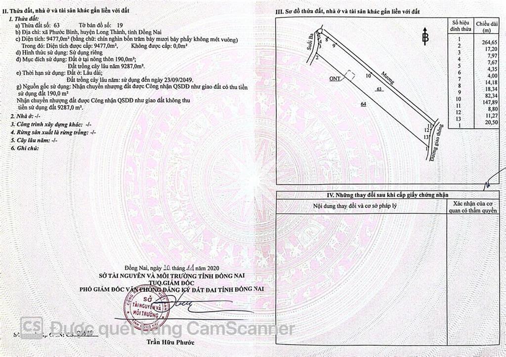 Đất mặt tiền 51c, view hồ ở phước bình cũ, đường nhựa oto đi, shr thổ cư sẵn, giá bao rẻ.