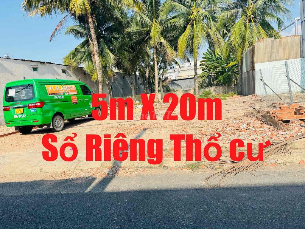 👉100m2 THỔ CƯ 5x20 SỔ SẴN👉 NGÃ TƯ TRUNG CHÁNH