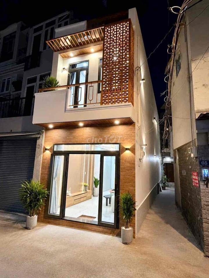Mặt tiền KD 2 tầng - 2 Mặt Hẻm - 3,5m dài 13m, CN 45m2, Duy Tân HVB