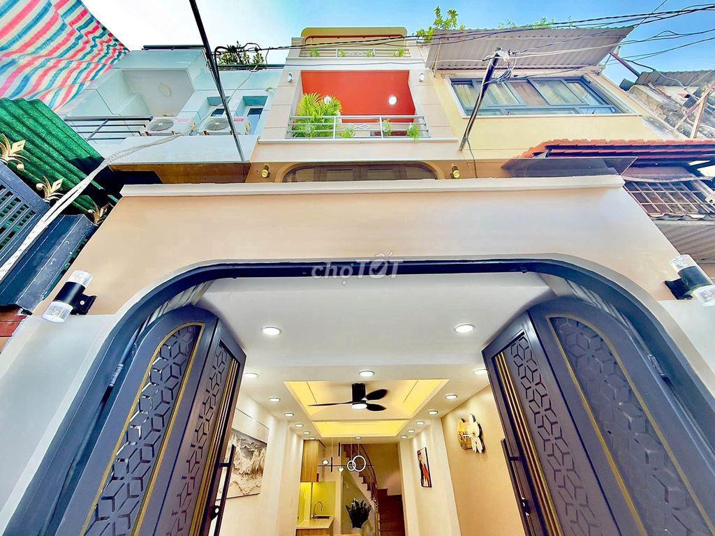 Bán nhà 4 tầng Tăng Bạt Hổ Bình Thạnh 30m2 full nội thất