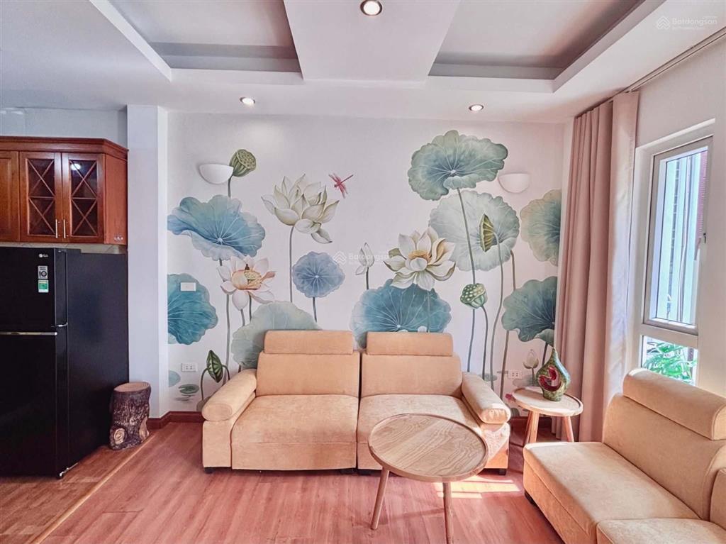 Cho thuê căn hộ 55m2 1 khách 1 ngủ tại thái thịnh  đống đa full nội thất ở luôn giá 8 triệu/tháng
