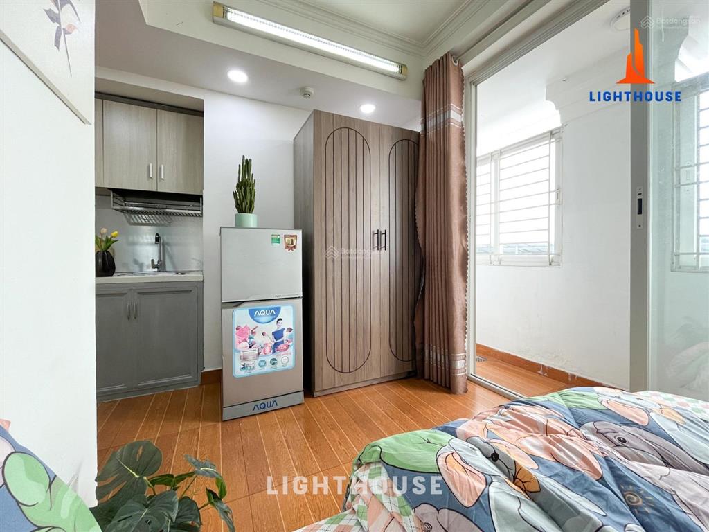 Studio full nt  ban công  bảo vệ, thang máy ngay khu k300  etown tân bình