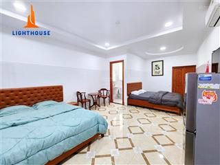 Căn hộ 2 giường ngủ 42m2  full nt  thang máy  an ninh ngay cầu 3/2