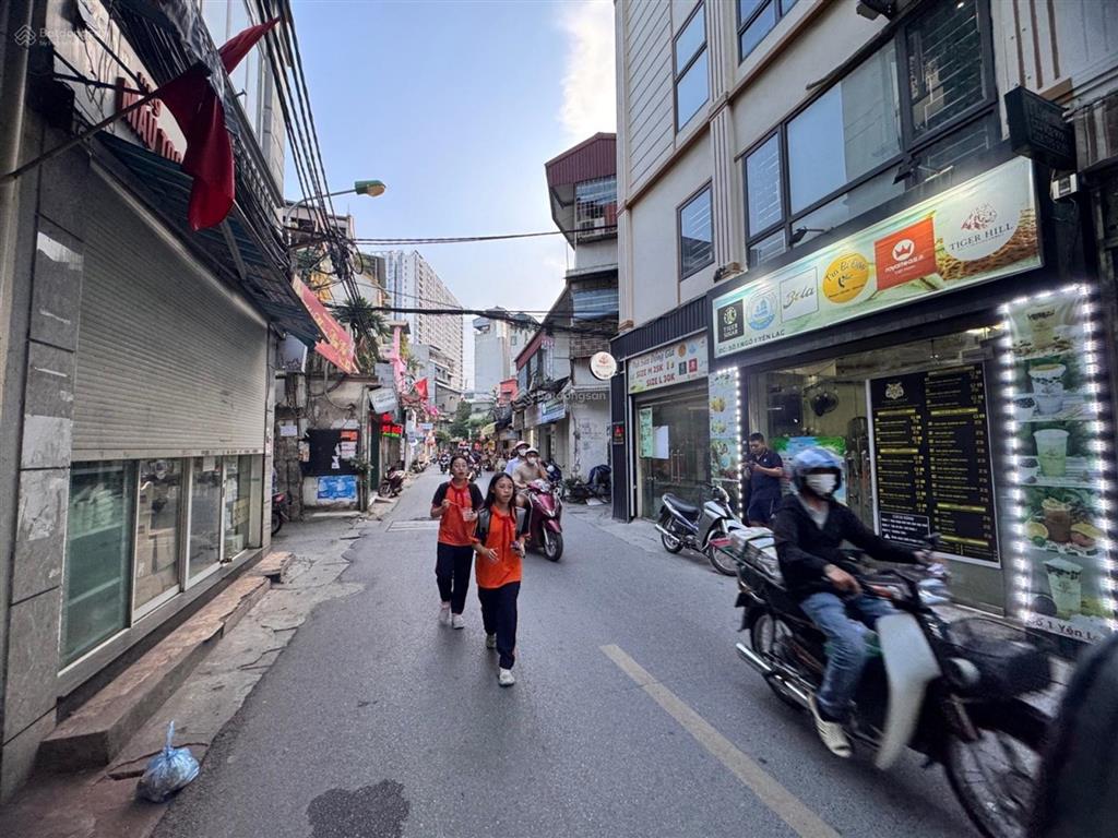 Bán nhà mặt phố yên lạc  kim ngưu, hai bà trưng, 90m2 5t, mặt tiền rộng, phố sầm uất