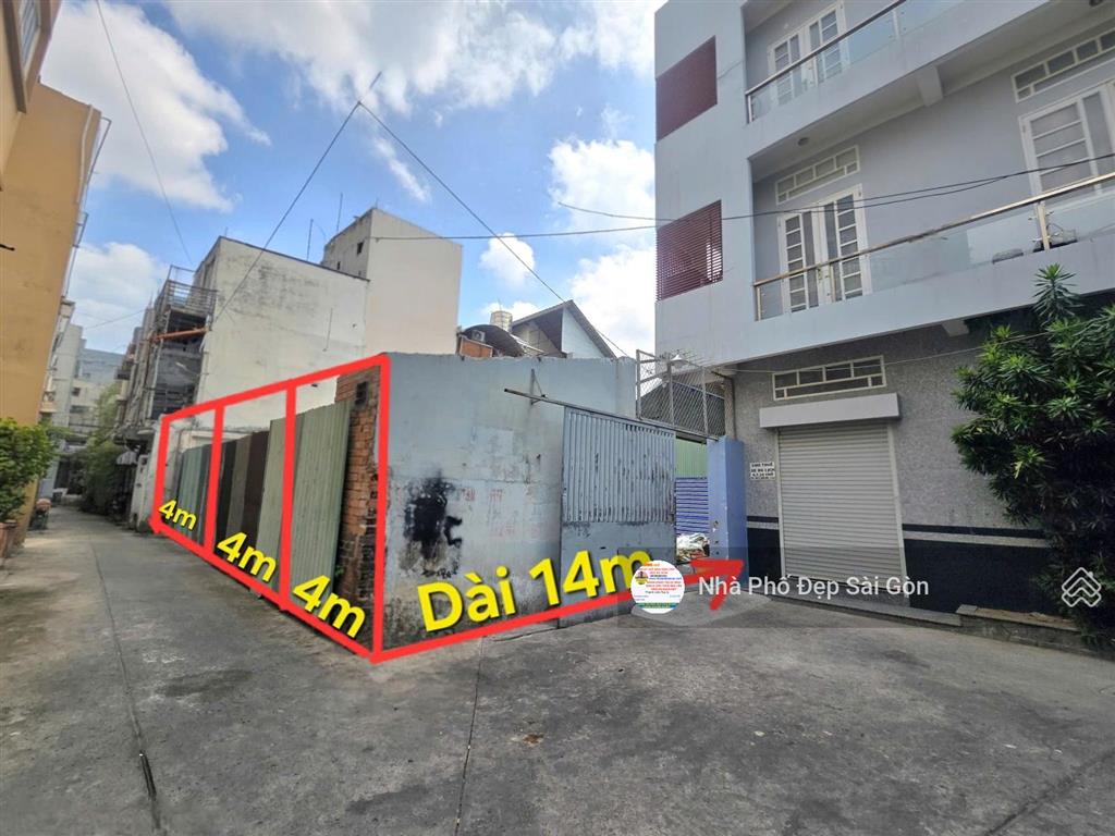 1 lô duy nhất giá rẻ  hẻm lạc long quân  tân bình. dt 4x14  dtcn 55m2  chỉ nhỉnh 6 tỷ