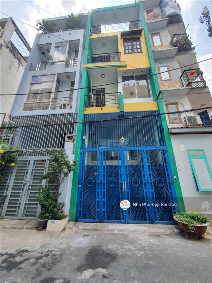 Cho thuê nhà hẻm xe hơi cộng hoà.dt 4.5x15.kc 1 trệt, 1 lửng, 3 lầu,st