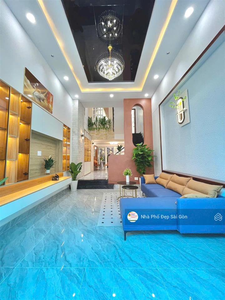 Bán nhà hẻm xe hơi lê trọng tấn, tân phú, dt 4x17m  đúc 2 lầu, sân thượng nhà mới nội thất cao cấp