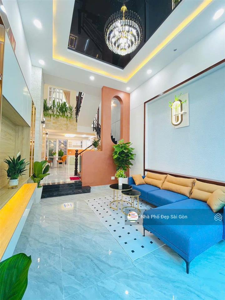 Bán nhà hẻm xe hơi lê trọng tấn, tân phú, dt 4x17m  đúc 2 lầu, sân thượng nhà mới nội thất cao cấp