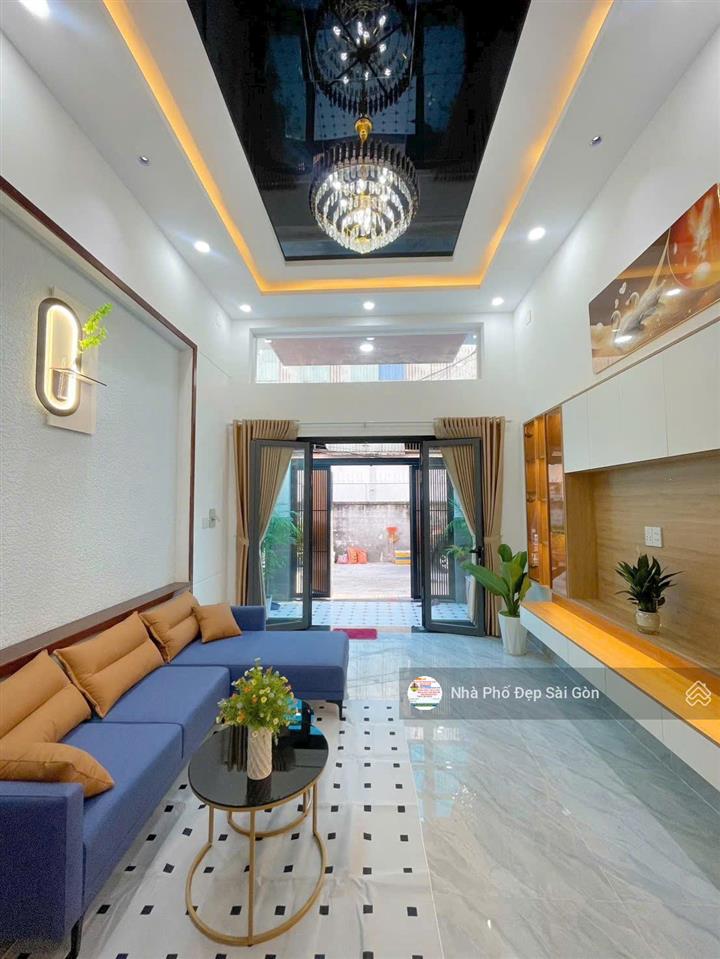 Bán nhà hẻm xe hơi lê trọng tấn, tân phú, dt 4x17m  đúc 2 lầu, sân thượng nhà mới nội thất cao cấp