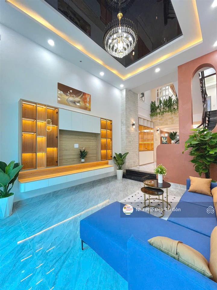 Bán nhà hẻm xe hơi lê trọng tấn, tân phú, dt 4x17m  đúc 2 lầu, sân thượng nhà mới nội thất cao cấp