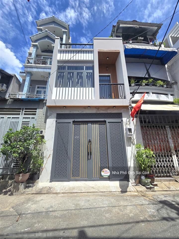 Bán siêu phẩm đúc 1 lầu mới keng  hxh 6m nguyễn văn yến, dt 4.1x16m  3pn, 4wc