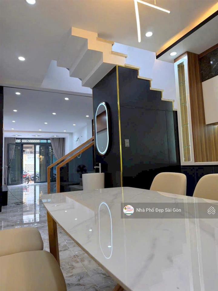 Bán siêu phẩm đúc 1 lầu mới keng  hxh 6m nguyễn văn yến, dt 4.1x16m  3pn, 4wc