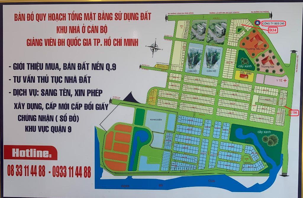 CẦN BÁN ĐẤT NỀN ĐẠI HỌC QUỐC GIA 245 – LONG TRƯỜNG, TP. THỦ ĐỨC