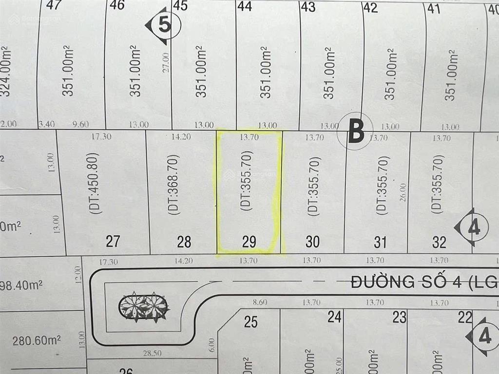 Bán đaat biệt thự đơn lập kdc thủ thiêm villa  dt 355,7m2 giá bán 155 triệu/m2