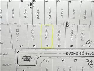 Bán nền biệt thự đơn lập kdc thủ thiêm villa  dt 355,7m2 giá bán nhanh 148 triệu/m2