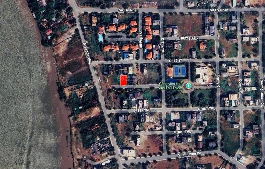 Bán đaat biệt thự đơn lập kdc thủ thiêm villa  dt 355,7m2 giá bán 155 triệu/m2