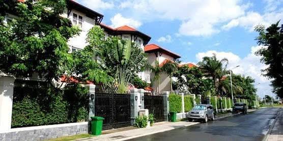 Bán đaat biệt thự đơn lập kdc thủ thiêm villa  dt 355,7m2 giá bán 155 triệu/m2