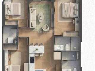 Bán căn 3pn2wc giỏ hàng nội bộ full chiết khấu ngày mở bán, view hồ bơi, hướng đông nam căn góc