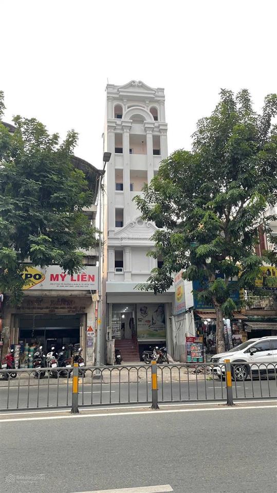 Bán toà nhà mặt tiền lý thái tổ p.9 q.10  dt  6x20  hầm 6 tầng , thang máy