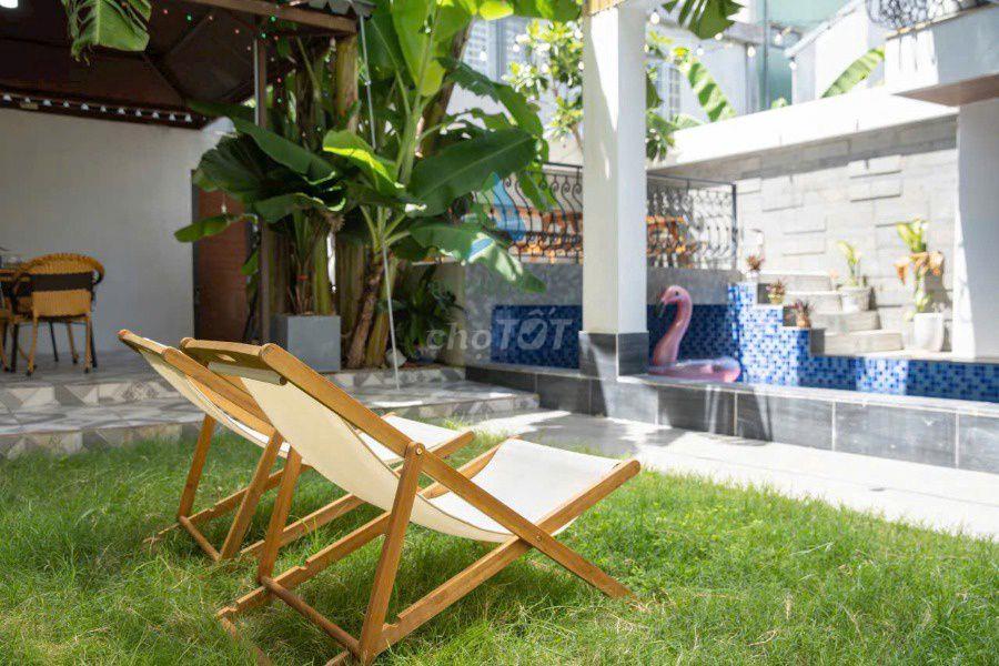 Cần cho thuê nhà biệt thự 3 tầng đường Bùi Thiện Ngộ, Hòa Xuân full NT