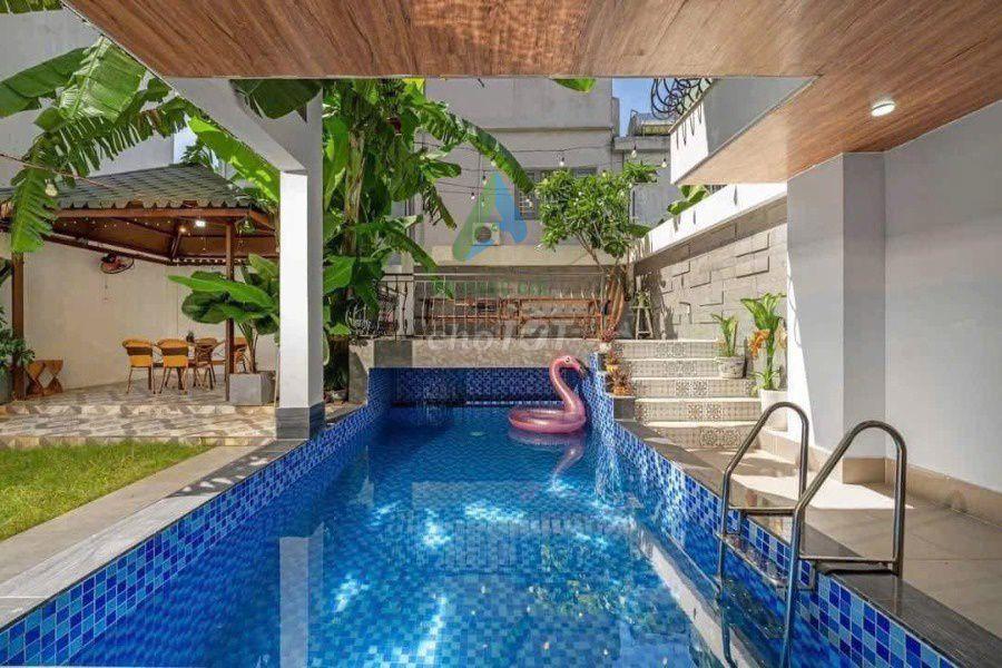 Cần cho thuê nhà biệt thự 3 tầng đường Bùi Thiện Ngộ, Hòa Xuân full NT