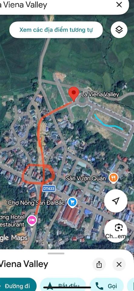 Bán lô liền kề sẵn sổ đỏ khu đô thị trung tâm huyện đà bắc