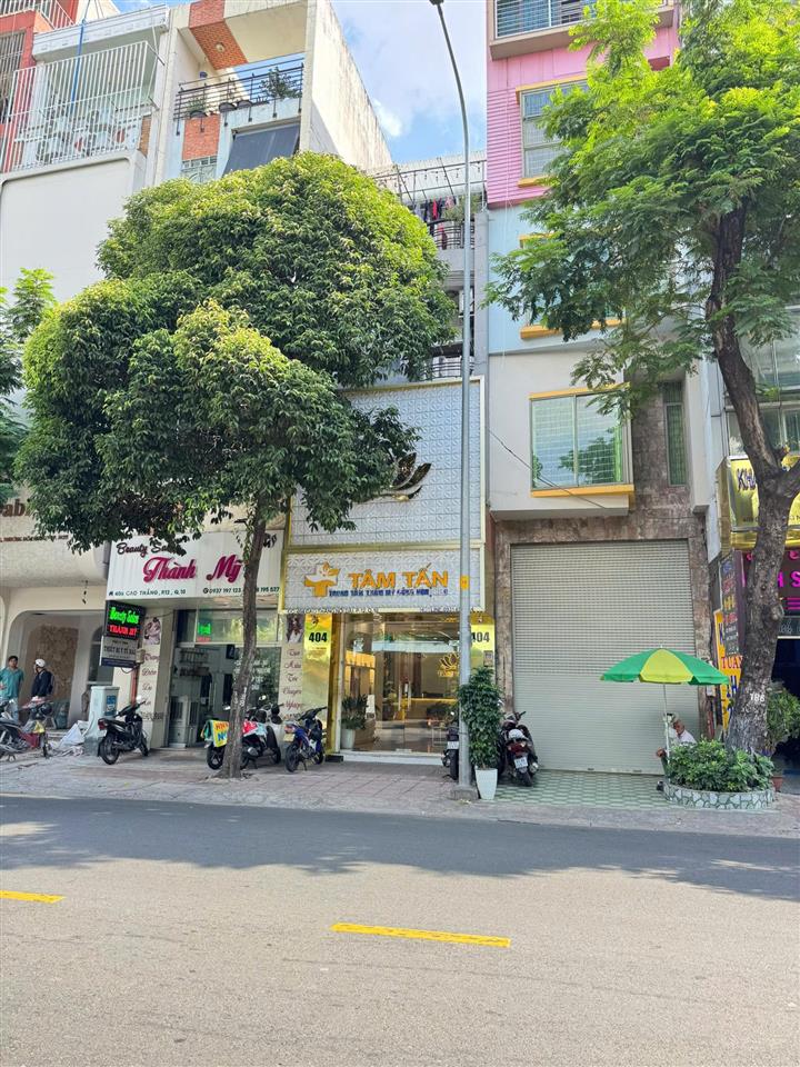 Bán mặt tiền 404 cao thắng q10 1t3l có hđt 40tr/tháng đường 30m ngay dự án hà đô centosa