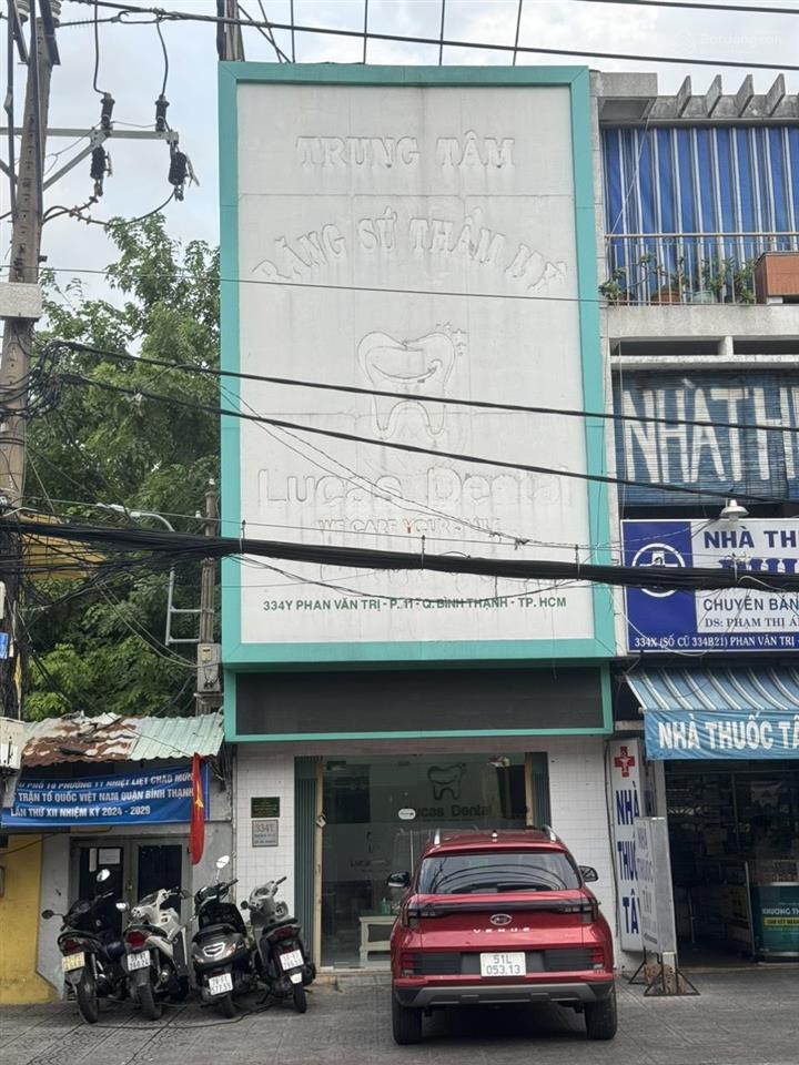 Bán nhà 2 mặt tiền phan văn trị bình thạnh dt72m2 1t3l đang có hđ thuê 40tr/tháng