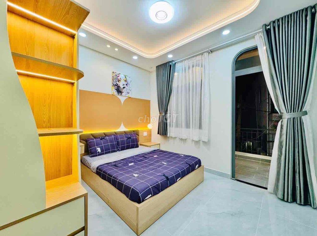 Bán Nhà Hẻm Xe Hơi Bùi Đình Tuý .45m2 Đất x 3Tầng Full Mới