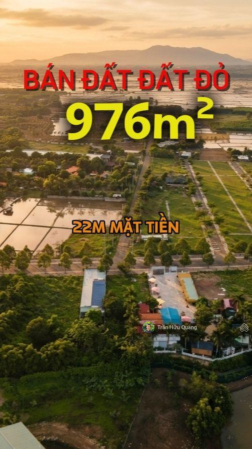 Siêu phẩm đầu tư đất đỏ 976m2 mặt tiền đường nhựa 8m  sổ hồng sẵn  đón đầu qh kcn