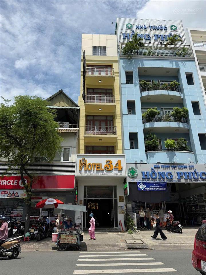 Bán khách sạn mặt tiền 531 sư vạn hạnh, quận 10, 4,2 x 23m, nở hậu 7m, 7 tầng, 40 tỷ
