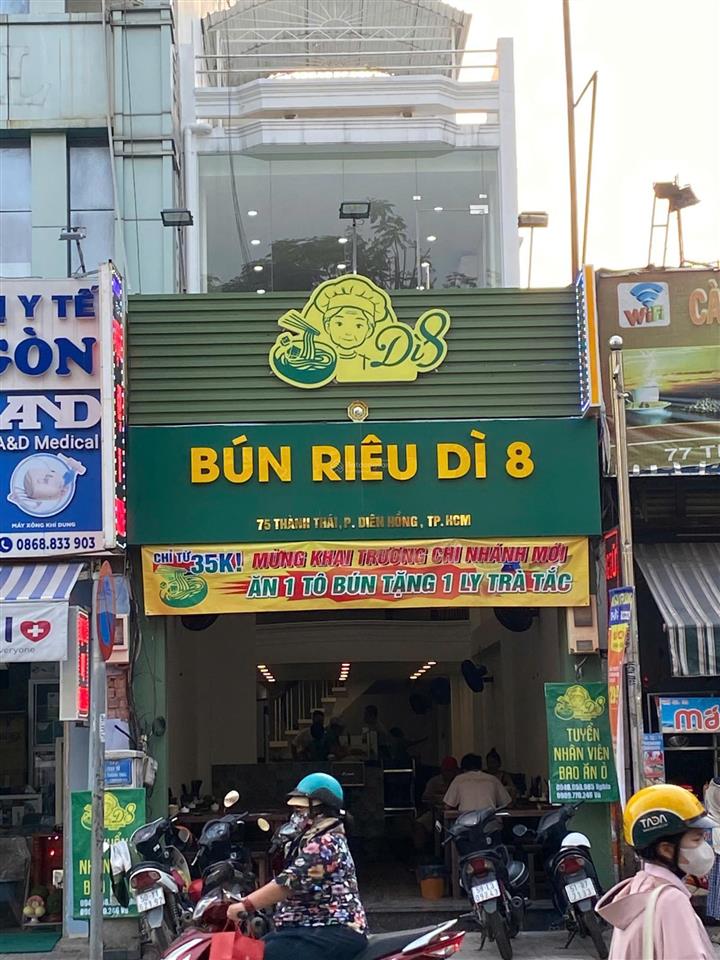 Bán nhà mặt tiền 75 thành thái, quận 10  dt (4.1 x 34m2)  4 tầng, 38,5 tỷ