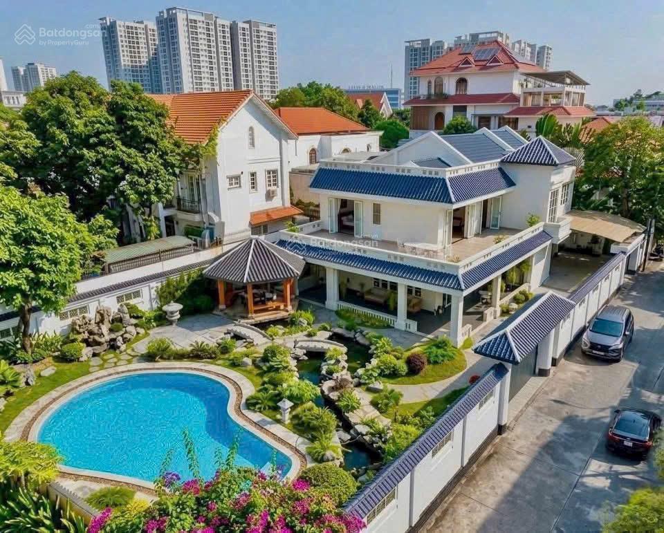 Biệt thự phong cách nhật bản hồ bơi hồ cá koi tại phường thảo điền, 250 tỷ, 1000m2,