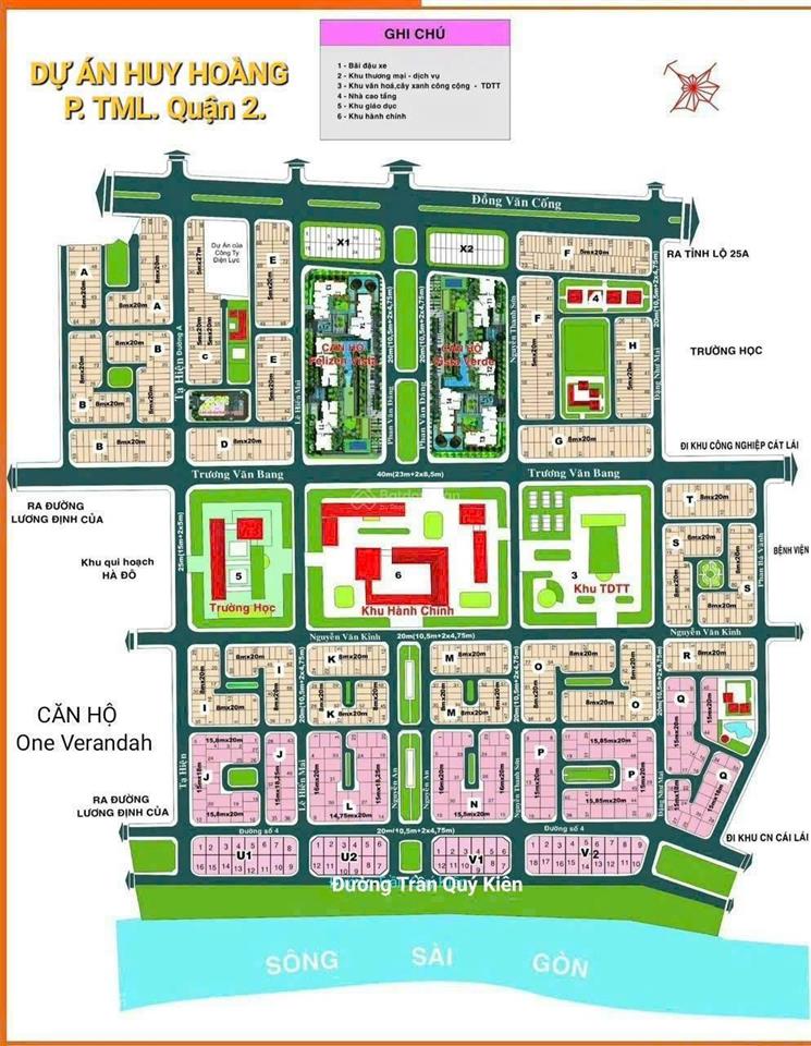 Bán biệt thự góc 2 mặt tiền kdc huy hoàng, thạnh mỹ lợi, 286,8m², hầm 5 tầng, giá 73 tỷ