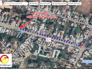 Bán đất đường trần thủ độ, giá chỉ 3,5 tỷ/138 m2 (25,3) tr/m2  gần ngã 4 thương tín.