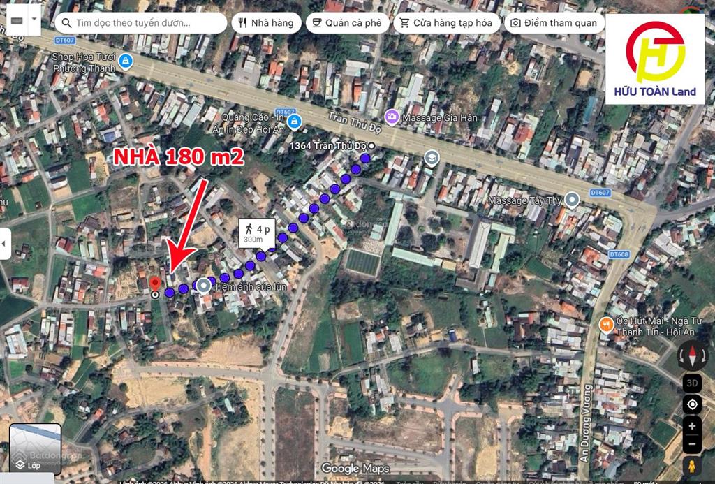 Bán lô đất 180 m2 tặng nhà cấp 4 giá chỉ 14 tr/m3 cách (cống hương) đường trần thủ độ 300m