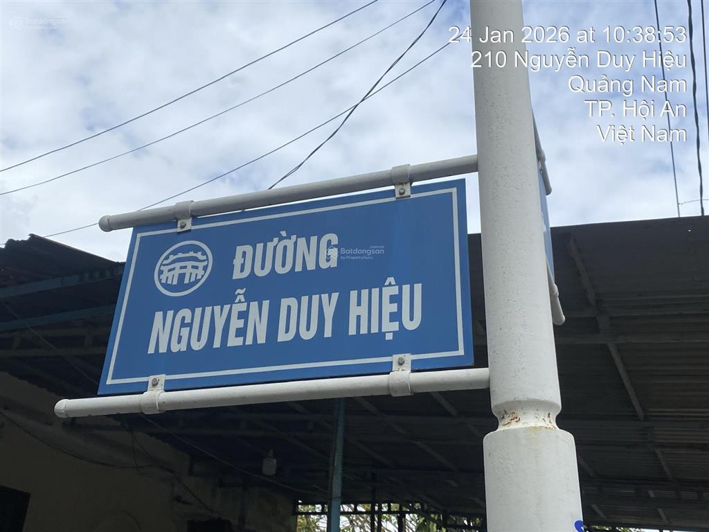 Bán lô đất 04 mặt tiền đường nguyễn duy hiệu giá chỉ 100 tr/m2.