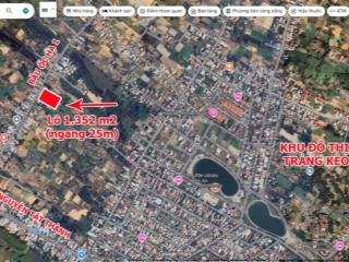 Bán lô đất 1.352 m2 (ngang 25m), đường bàu ốc hạ 1  hội an, giá chỉ 14,8 tr/m2