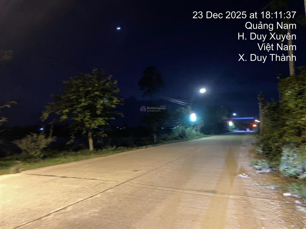 Bán lô đất hơn 1400 m2 (ngang 25m) view lúa đường dh6  duy xuyên