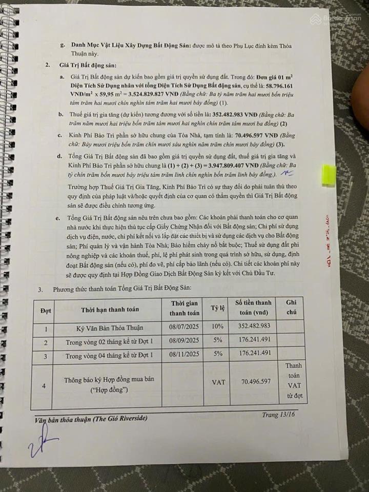 Bán lỗ sâu 200triệu cho căn góc the gió riversidegió đông 1,chủ nhà đang rất kẹt cần thanh khoản