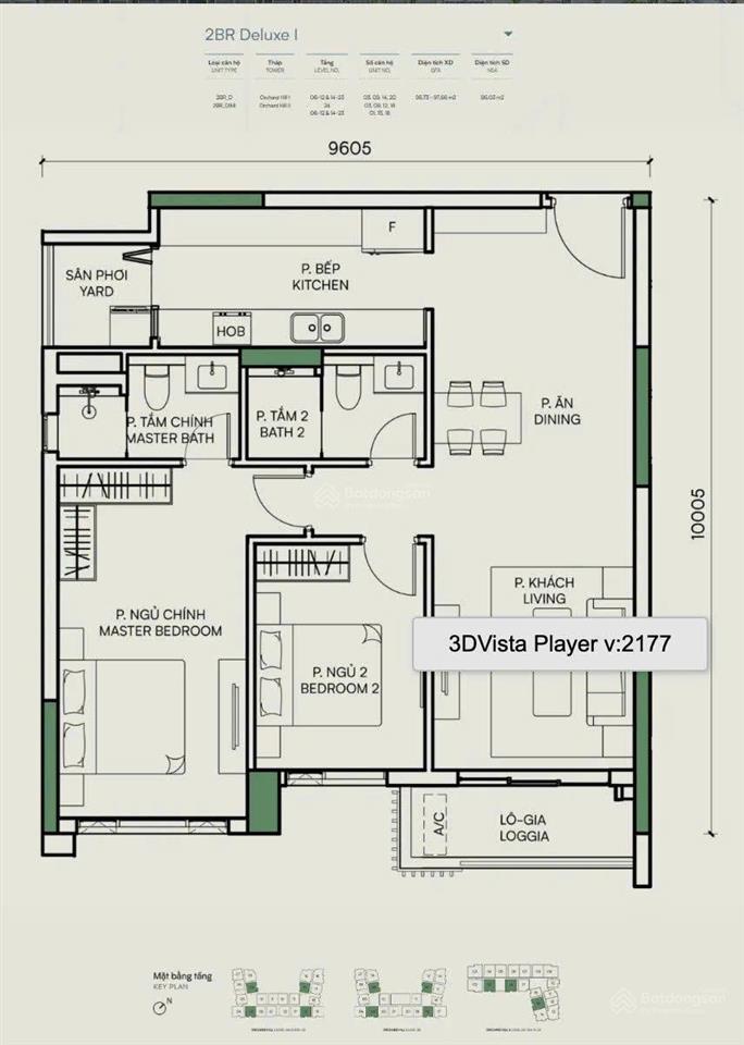 Giá sốc chênh chỉ 100 triệu bán gấp căn hộ orchard hill tầng 21