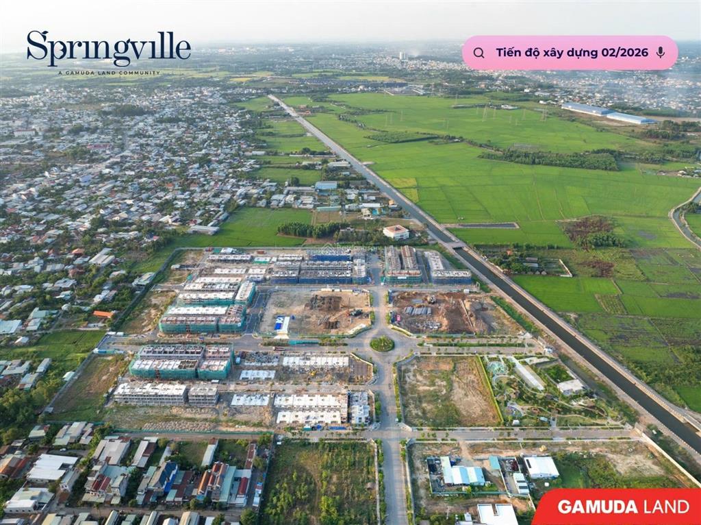 Đón sóng sân bay long thành nhà phố dự án spring ville từ 8 tỷ, cơ hội đầu tư rõ ràng an toàn