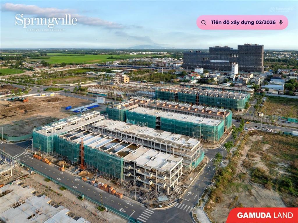 Đón sóng sân bay long thành nhà phố dự án spring ville từ 8 tỷ, cơ hội đầu tư rõ ràng an toàn